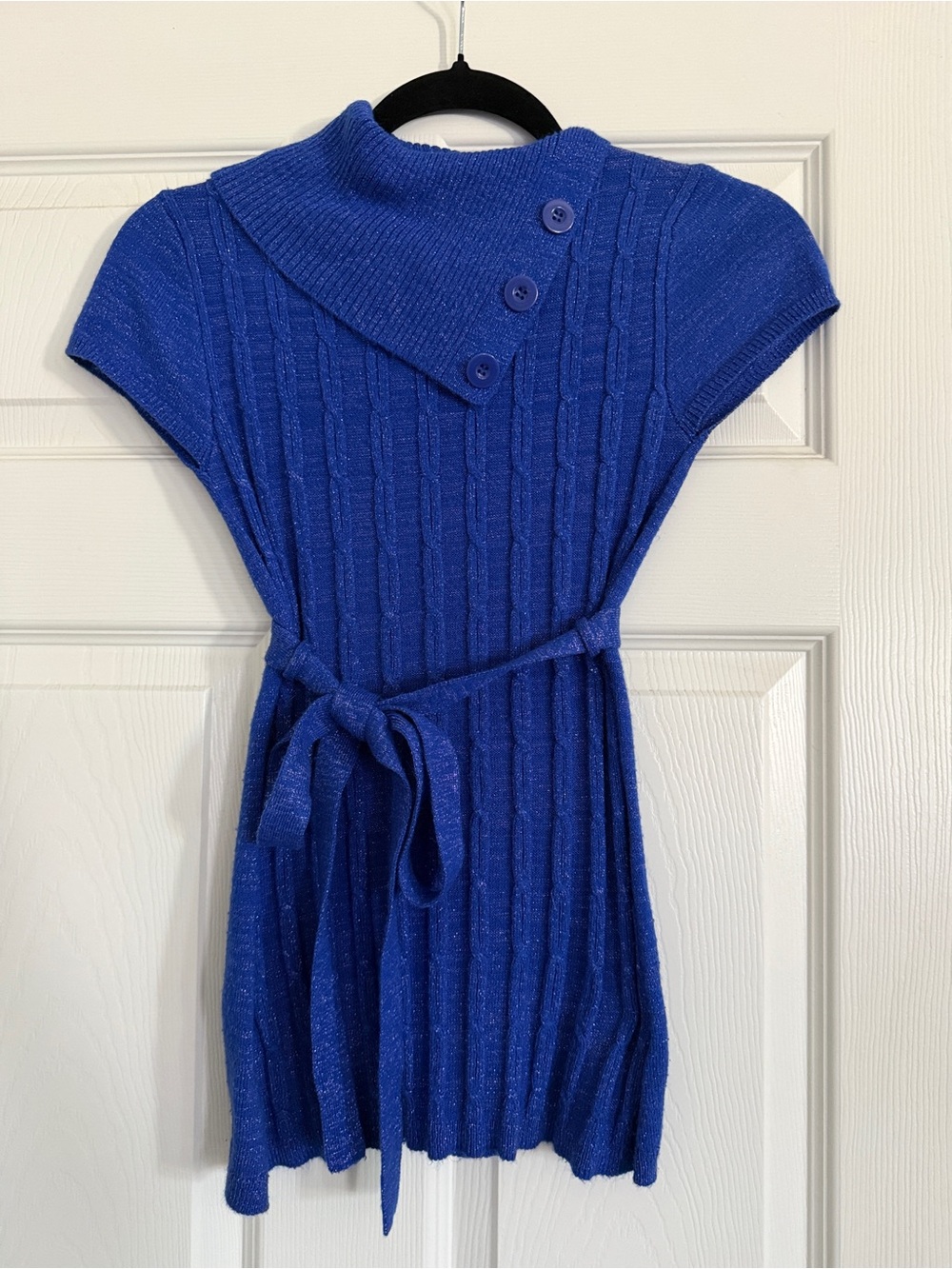 Sweater Project Metallic Cobalt Blue Kids Sweater